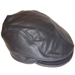 Kožená kšiltovka klobouk