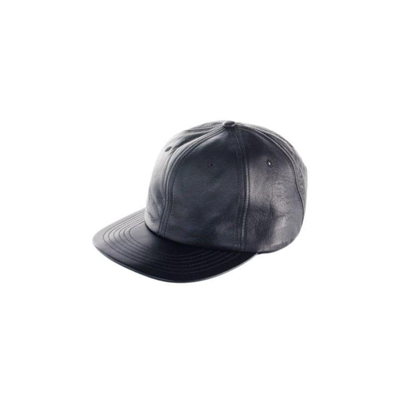 Kožená kšiltovka klobouk