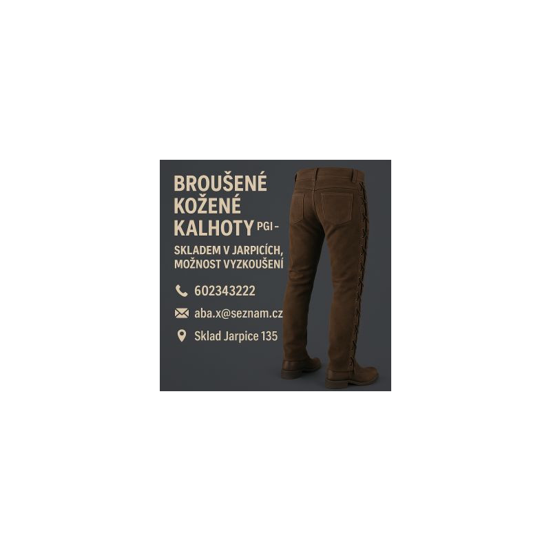 Kalhoty Šněrovací z Broušené Kůže Kalhoty Šněrovací z Broušené Kůže