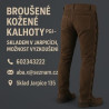 Kalhoty Šněrovací z Broušené Kůže