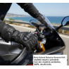 Kožené rukavice černé 95 moto