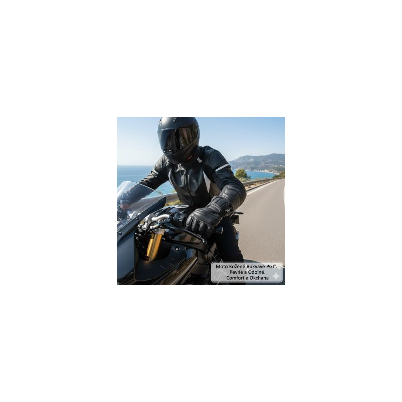 Moto rukavice 092 kožené pevné Moto rukavice 092 kožené pevné