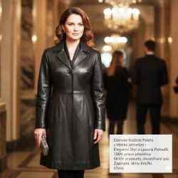Dámské Kožené Paleto z Jehnětiny Elegantní Styl & Luxusní Pohodlí
