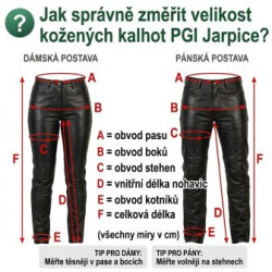 Kalhoty z broušené kůže